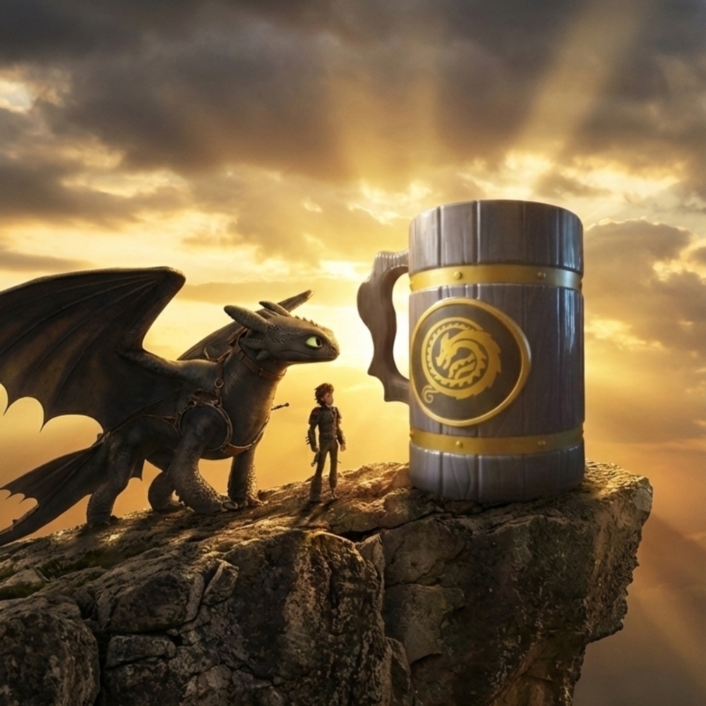 How to Train Your Dragon collectible mug/stein